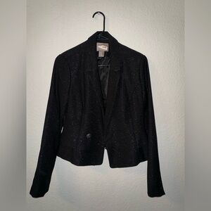 Blazer size M color black with a gold “shine”